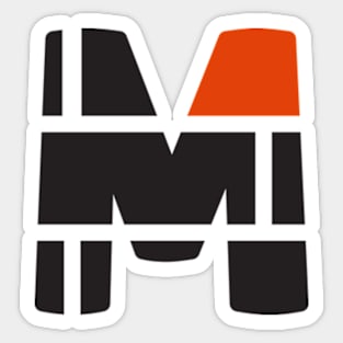 “M” Sticker